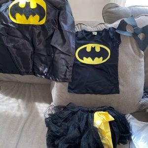 Girls Batman tutu costume